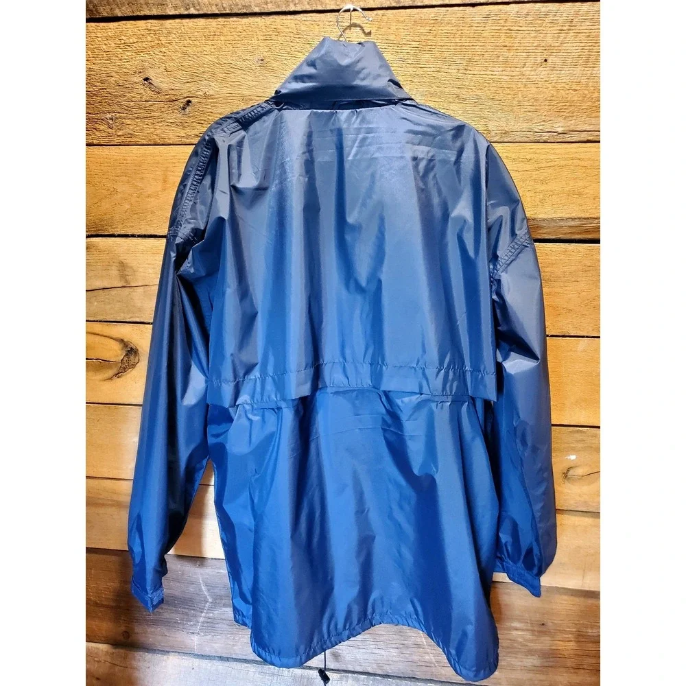 Men's Tri- Mountain Rain Jacket with hood, Full-zip, XL